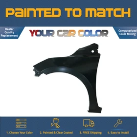 For 2020-2025 NISSAN VERSA SEDAN, Left Fender (Driver Side) Painted to Match