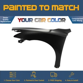 For 2009-2014 NISSAN MAXIMA, Left Fender (Driver Side) Painted to Match