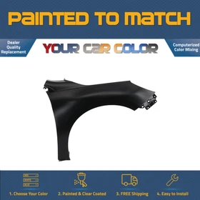 For 2015-2019 SUBARU LEGACY, Right Fender;  w/o Mldg Hole Painted to Match