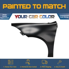 For 2013-2016 DODGE DART, Left Fender (Driver Side) Painted to Match