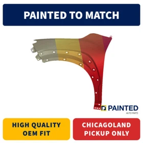 Fender Driver Side Painted to Match for Hyundai Kona 2018-2023 66311J9000 OE Fit