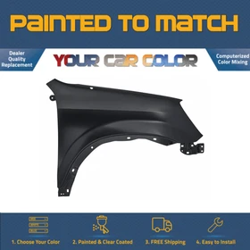 For 2002-2006 HONDA CR-V, Right Fender (Passenger Side) Painted to Match