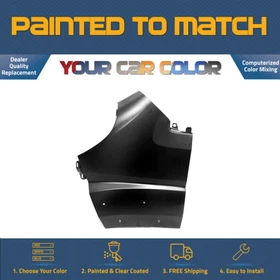 For 2014-2022 DODGE RAM PROMASTER 1500, Left Fender;  w/Molding Hole Painted