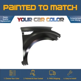 For 2010-2013 KIA SOUL, Right Fender (Passenger); w/o Moulding Painted to Match