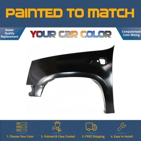 For 2007-2014 CADILLAC ESCALADE ESV, Left Fender (Driver Side) Painted to Match