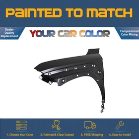 For 2024-2024 HYUNDAI KONA, Left Fender (Driver Side) Painted to Match
