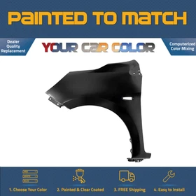For 2014-2020 MITSUBISHI MIRAGE, Left Fender; w/SL Hole Painted to Match For 2014-2020 MITSUBISHI MIRAGE, Left Fender; w/SL Hole Painted to Match