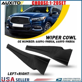 Fender Trim Cover Black For Infiniti QX60 16-20 OE 66895-9NB0A 66894-9NB0A 2-10X