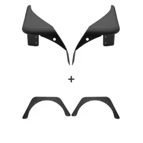 Front Bumper Rear Bumper Fender Flares Steel For 1987-1995 Jeep Wrangler YJ