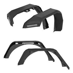 Steel Front Fender Flares / Rear Fender Flares Fit 2018-2025 Jeep Wrangler JL 