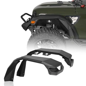 Front Rear Fender Flares Fit 2020 2021 2022 2023 2024 2026 Jeep Gladiator JT