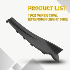 Windshield Wiper Cowl Extension Cover Trim Panel Fits 2013-20 Nissan Pathfinder