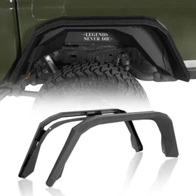 Steel Wide Front Rear Fender Flares Wheel Guard Fit 2020-2026 Jeep Gladiator JT Steel Wide Front Rear Fender Flares Wheel Guard Fit 2020-2026 Jeep Gladiator JT
