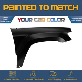 For 2005-2010 JEEP GRAND CHEROKEE, Right Fender (Passenger) Painted to Match