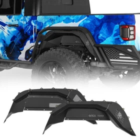 Black Aluminum Front Rear Inner Fender Liner Fit 2020-2026 Jeep Gladiator JT