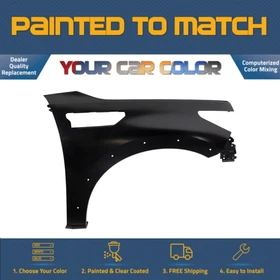 For 2018-2023 INFINITI QX80, Right Fender (Passenger Side) Painted to Match