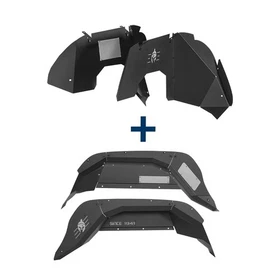 Hooke Road Spartan Front Rear Inner Fender Liner Fit 2020-2026 Jeep Gladiator JT Hooke Road Spartan Front Rear Inner Fender Liner Fit 2020-2026 Jeep Gladiator JT