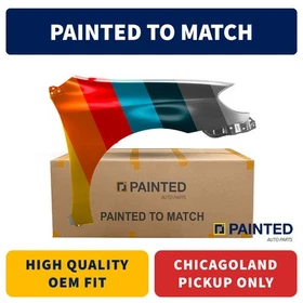Fender Passenger Side Painted to Match for Toyota Corolla/Sdn ce/le Model 03-08