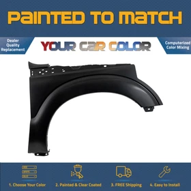 For 2011-2016 FORD F250/F350, Right Fender;  w/o Wheel Mldg Hole Painted