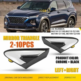 2-10x Left+Right Side Fender-Trim Molding For Hyundai Santa Fe 19-23 86210-S1100