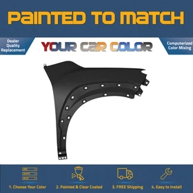 For 2018-2023 HYUNDAI KONA, Right Fender (Passenger Side) Painted to Match