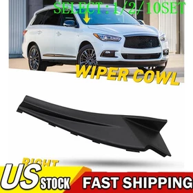 For 16-20 Infiniti QX60 Right Windshield Wiper Side Cowl Extension Cover 1~10X