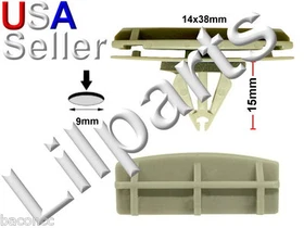 For Jeep Wrangler Chrysler Fender Flare Moulding Clips Rocker 55157055-AA 