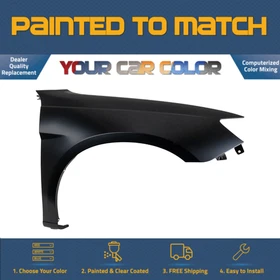For 2011-2014 CHRYSLER 200 SEDAN, Right Fender (Passenger Side) Painted to Match For 2011-2014 CHRYSLER 200 SEDAN, Right Fender (Passenger Side) Painted to Match
