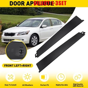 For Honda Accord 2008-2013 Front Door Pillar Molding Black 72470-TA0-A01 2-6X