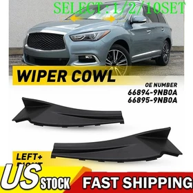 Windshield Wiper Cowl Cover Wiper Cowl Trim Panel For 16-20 Infiniti QX60 1~10X