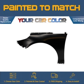 For 2018-2019 HYUNDAI SONATA, Left Fender (Driver Side) Painted to Match