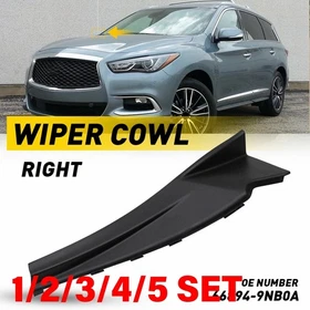 Right Wiper Cowl Extension Trim 66894-9NB0A For Infiniti QX60 2016-2020 1-5SET
