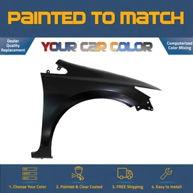 For 2012-2013 HONDA CIVIC 2DR Right Fender w/o SL Hole (Not fit '14) Painted