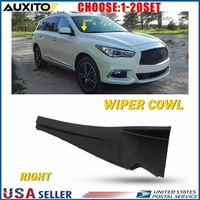 Fit Infiniti QX60 16-20 Passenger Black Wiper Cowl Cover Trim 66895-9NB0A 1-5X