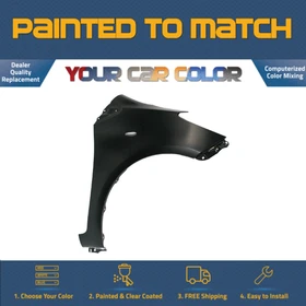 For 2007-2011 TOYOTA YARIS HATCHBACK, Right Fender (Passenger) Painted to Match