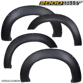 Fit For 2011-2016 Ford F250 F350 Super Duty 4PCS Pocket Rivet Fender Flares New
