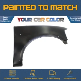 For 1997-2002 FORD EXPEDITION, Right Fender;  w/molding; Eddie Bauer Painted