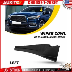 Wiper Cowl Cover Trim Fender Left Side Fit Infiniti QX60 3.5L 2016-20 Black 1-5X