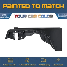 For 1997-2006 JEEP WRANGLER, Left Fender (Driver Side) Painted to Match