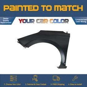 For 2018-2022 HYUNDAI ACCENT SEDAN, Left Fender (Driver Side) Painted to Match