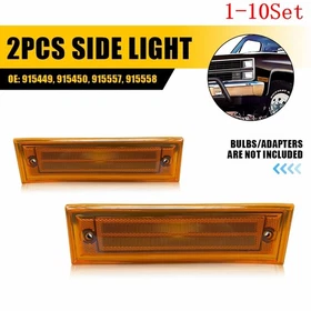 Side Bezel Marker Light Amber Len For Chevy Blazer GMC Jimmy C/K R Pickup 1-10X