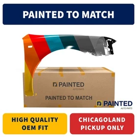 Fender Passenger Side Painted to Match for Chevy Malibu Sedan 2009-12 25949346