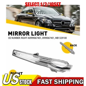 Right Mirror Turn Signal Light For Mercedes Benz C300 C400 C63 GLE350 1~10X