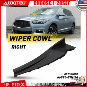 For Infiniti QX60 16-20 Passenger Wiper Cowl Cover Trim Black 66895-9NB0A 1-5X