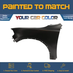 For 2011-2025 DODGE DURANGO, Left Fender (Driver Side) Painted to Match