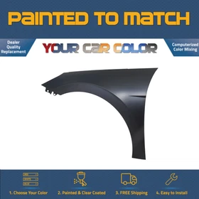For 2021-2023 HYUNDAI ELANTRA HYBRID, Left Fender (Driver Side) Painted to Match