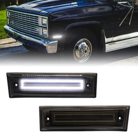 2PCS LED Front Side Marker Light For 81-91 Chevrolet GMC C10 C20 C30 Blazer C/K 2PCS LED Front Side Marker Light For 81-91 Chevrolet GMC C10 C20 C30 Blazer C/K