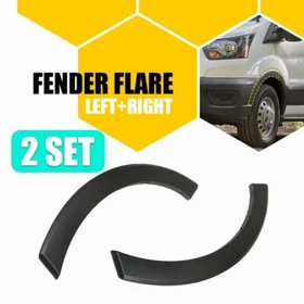 2X Fender Flare Molding Front LH+RH For 2015-24 Ford Transit 150/250/350/350HD