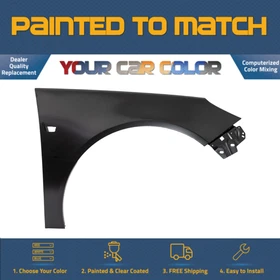 For 2011-2011 BUICK REGAL, Right Fender (Passenger Side) Painted to Match