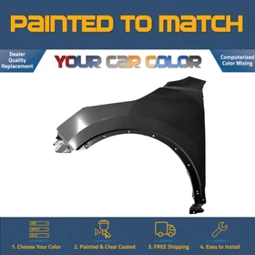 For 2017-2022 NISSAN QASHQAI, Left Fender (Driver Side) Painted to Match For 2017-2022 NISSAN QASHQAI, Left Fender (Driver Side) Painted to Match